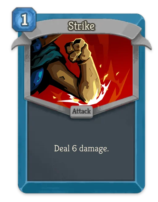 Strike card art
