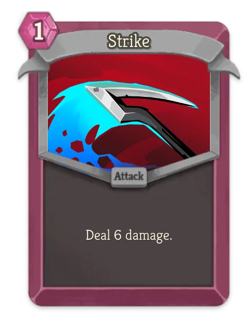 Strike card art