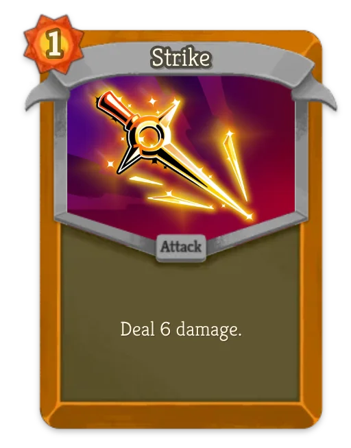 Strike card art