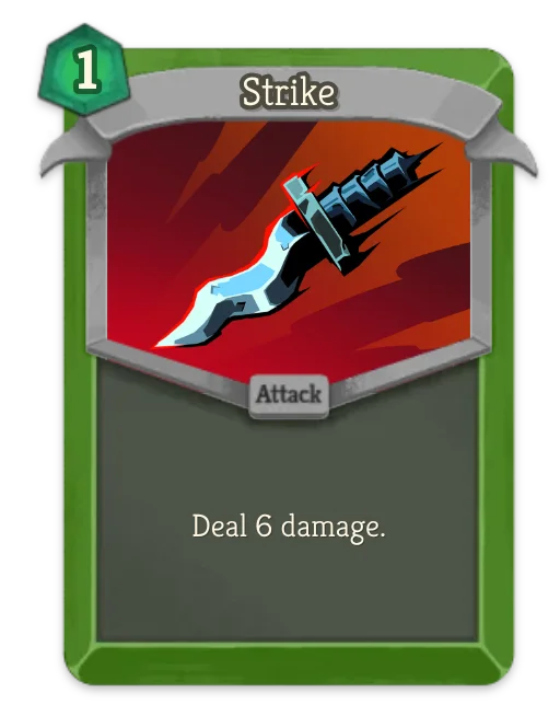 Strike card art