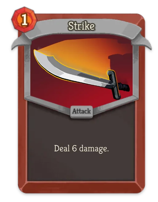 Strike card art