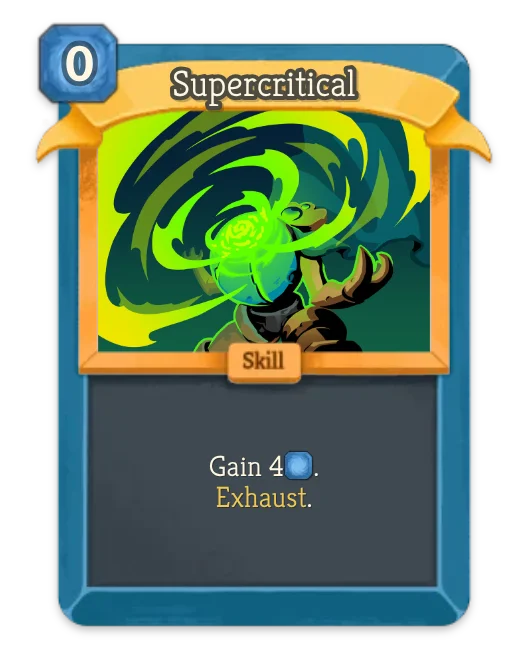 Supercritical card art