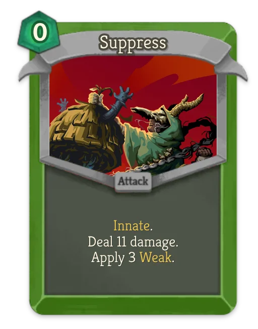 Suppress card art