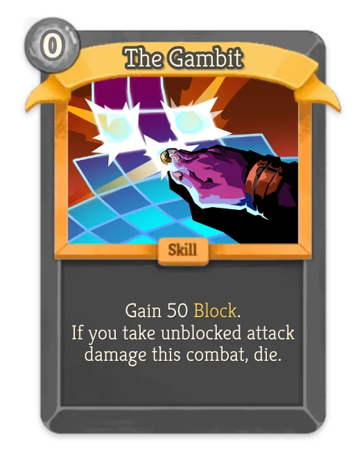 The Gambit card art