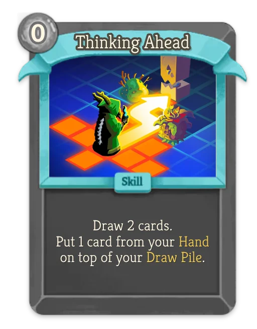 Thinking Ahead card art
