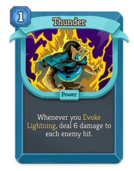 Thunder card art