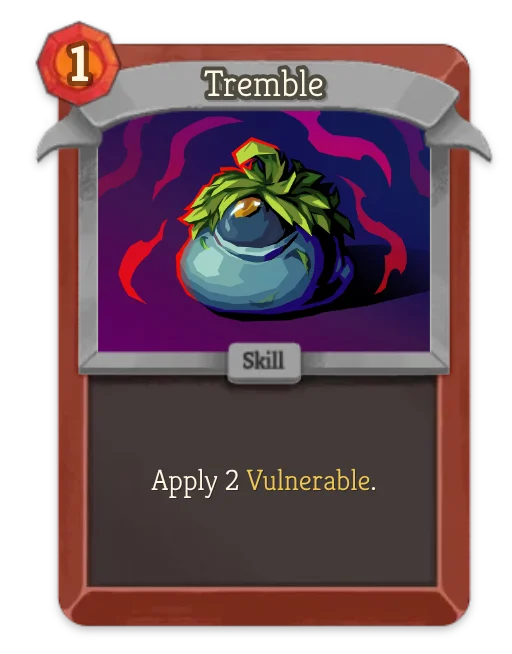 Tremble card art