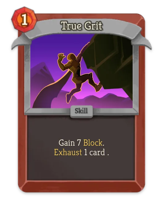True Grit card art