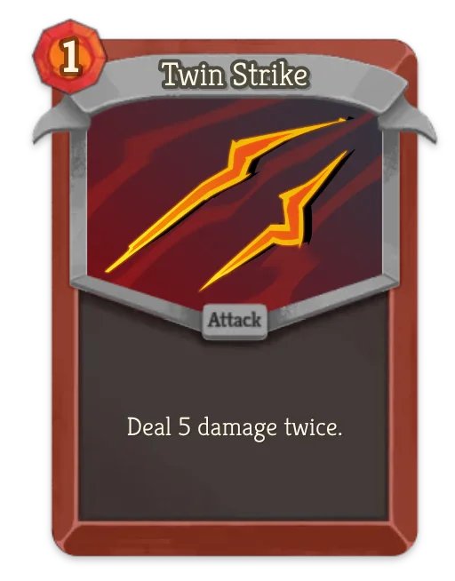Twin Strike card art
