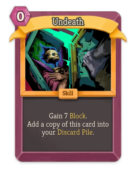Undeath card art