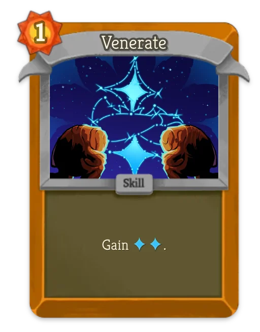 Venerate card art