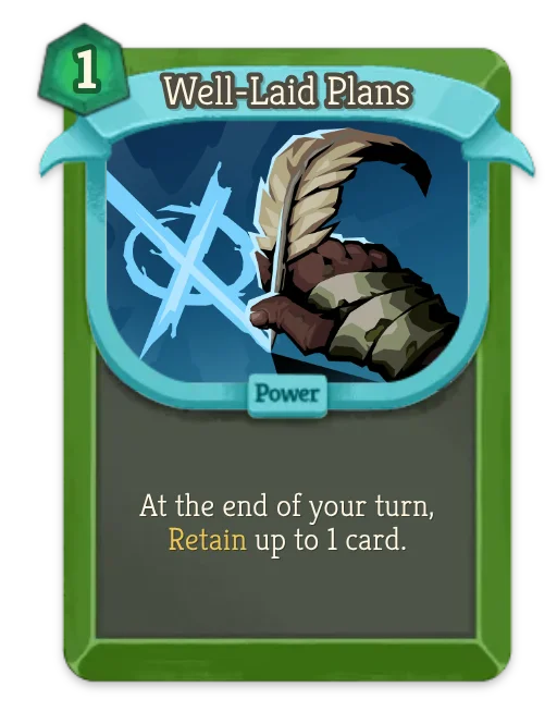 Well-Laid Plans card art