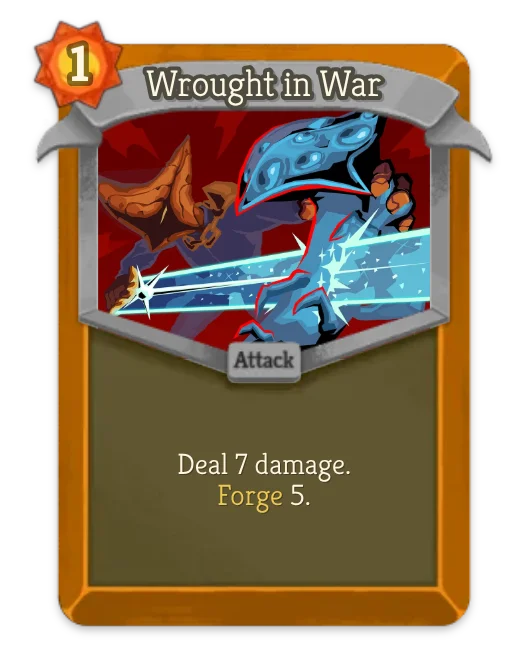 Wrought in War card art