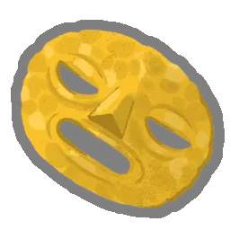 Funerary Mask relic icon